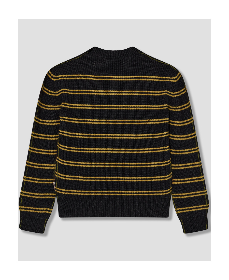 Shop Marni Round Neck Long-sleeved Sweater In Brown