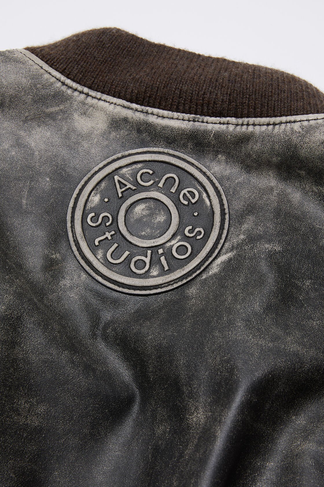 Acne Studios Long-sleeved Pilot Jacket In Black