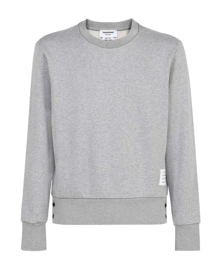 THOM BROWNE LOGO PULLOVER SWEATER