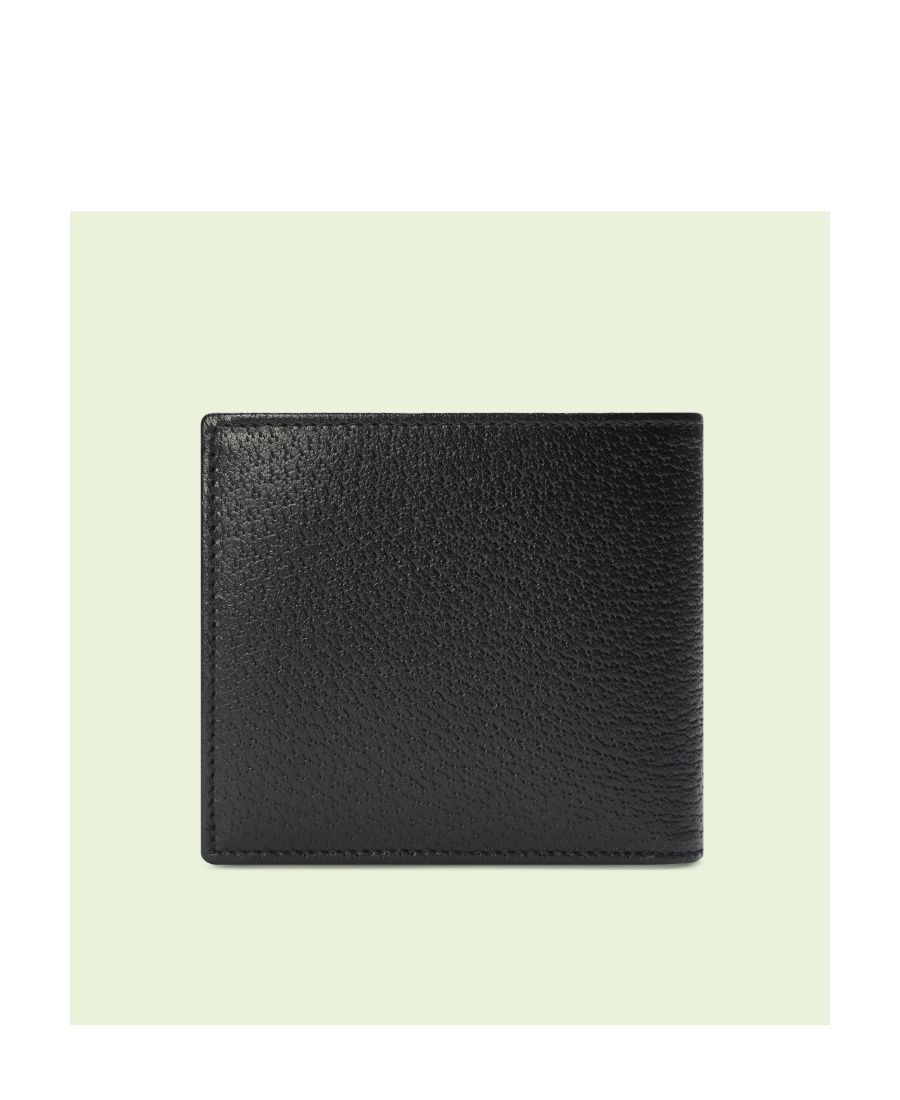 Gucci Signature Horsebit-detail Bi-fold Wallet In Black