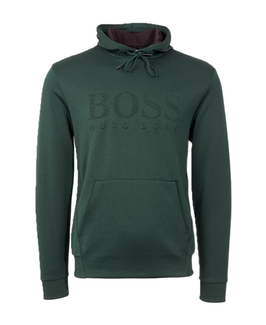 HUGO BOSS LOGO HOODED SWEATER 