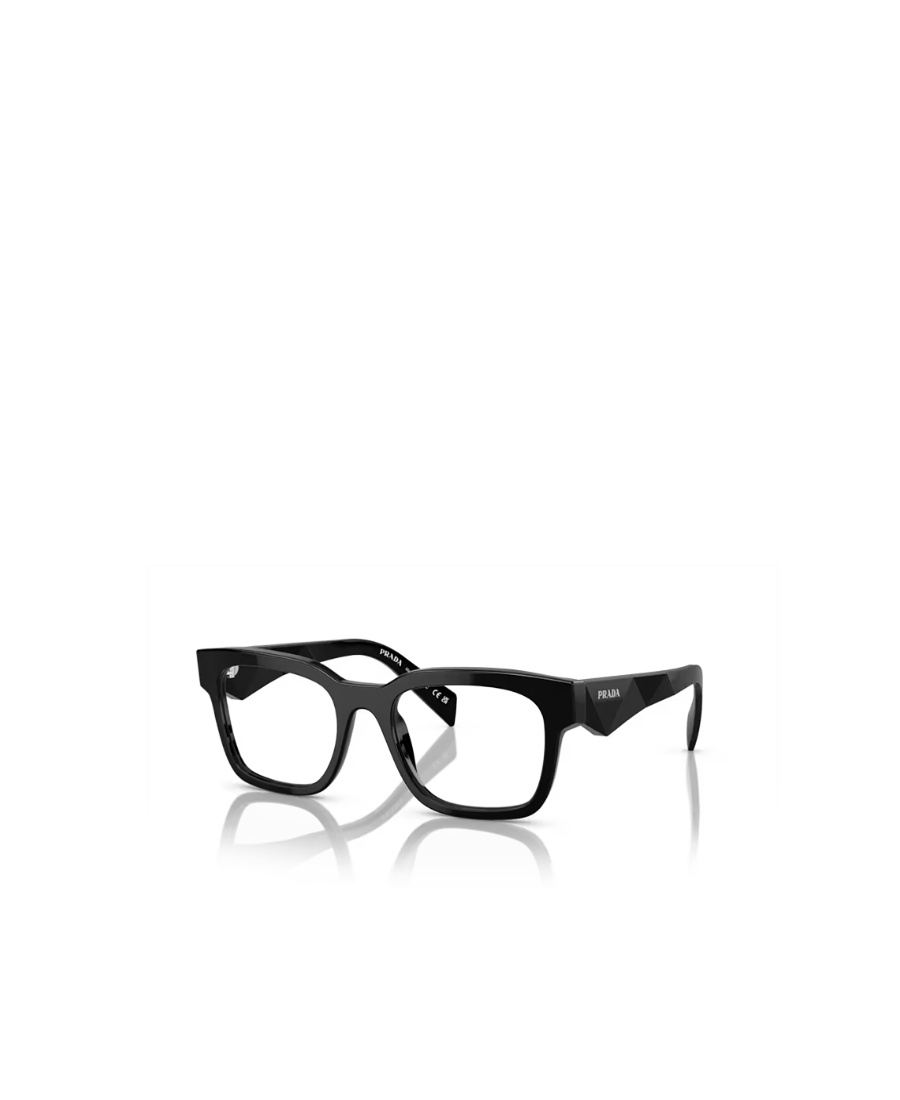 Prada Eyewear Square Frame Glasses In Black