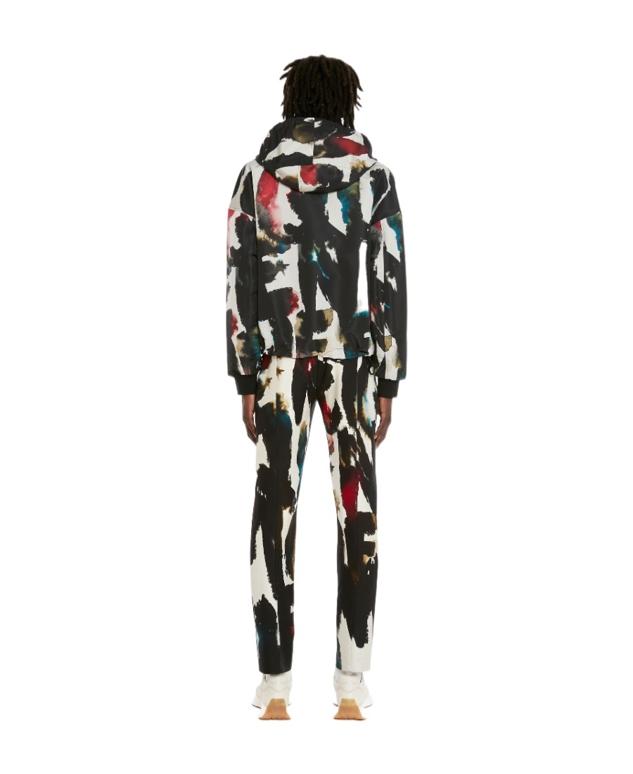 Alexander Mcqueen Alexander Mc Queen Windbreaker Jacket In Black