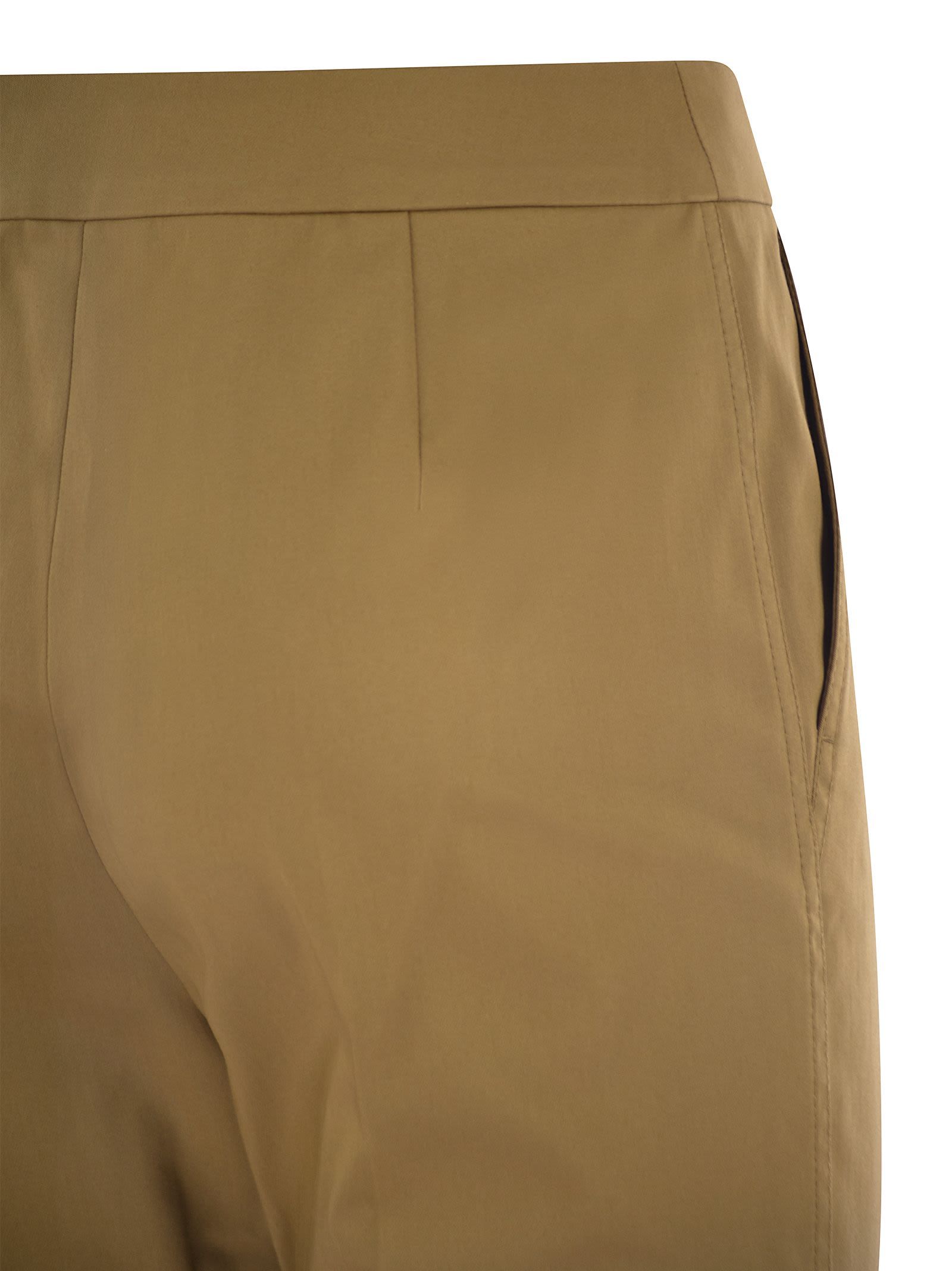 MAX MARA MAX MARA OKRA PLEAT DETAILED CROPPED TROUSERS