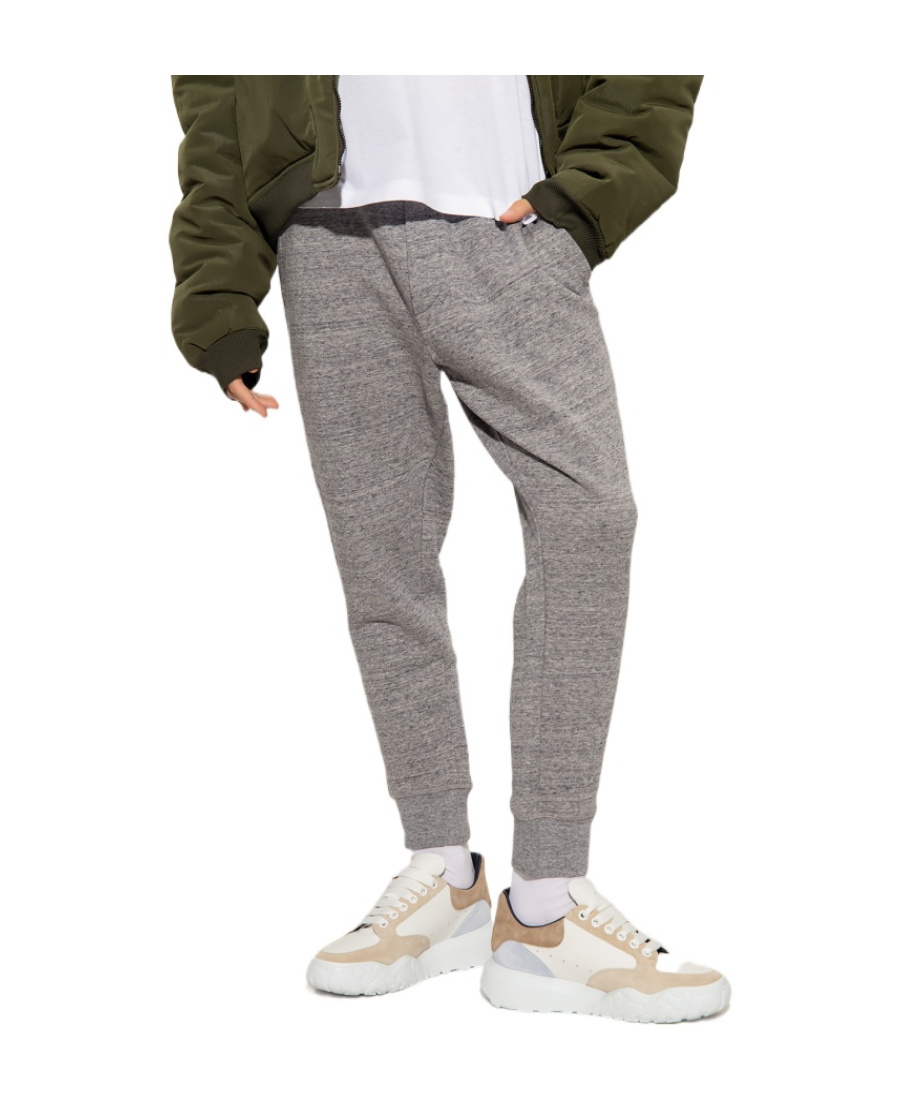 Shop Dsquared2 Icon Logo-print Track Pants In Gray