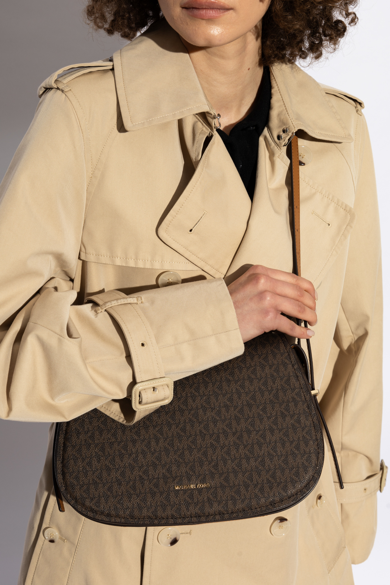 MICHAEL MICHAEL KORS MONOGRAM SHOULDER BAG