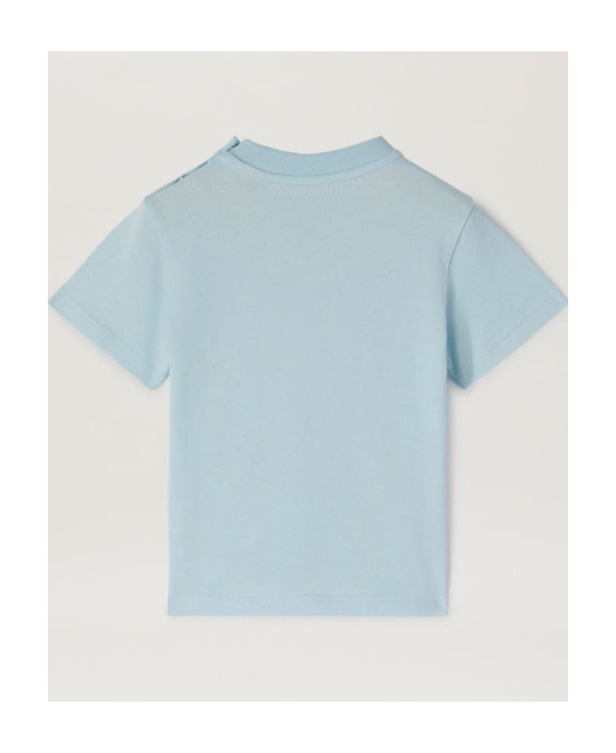 Palm Angels Short-sleeved T-shirt In Blue