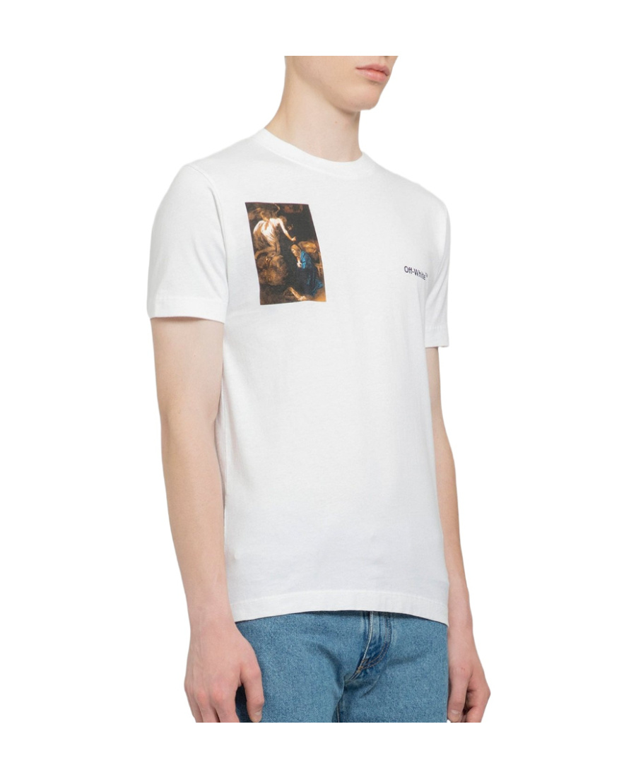 Off-white Caravaggio-print T-shirt In White