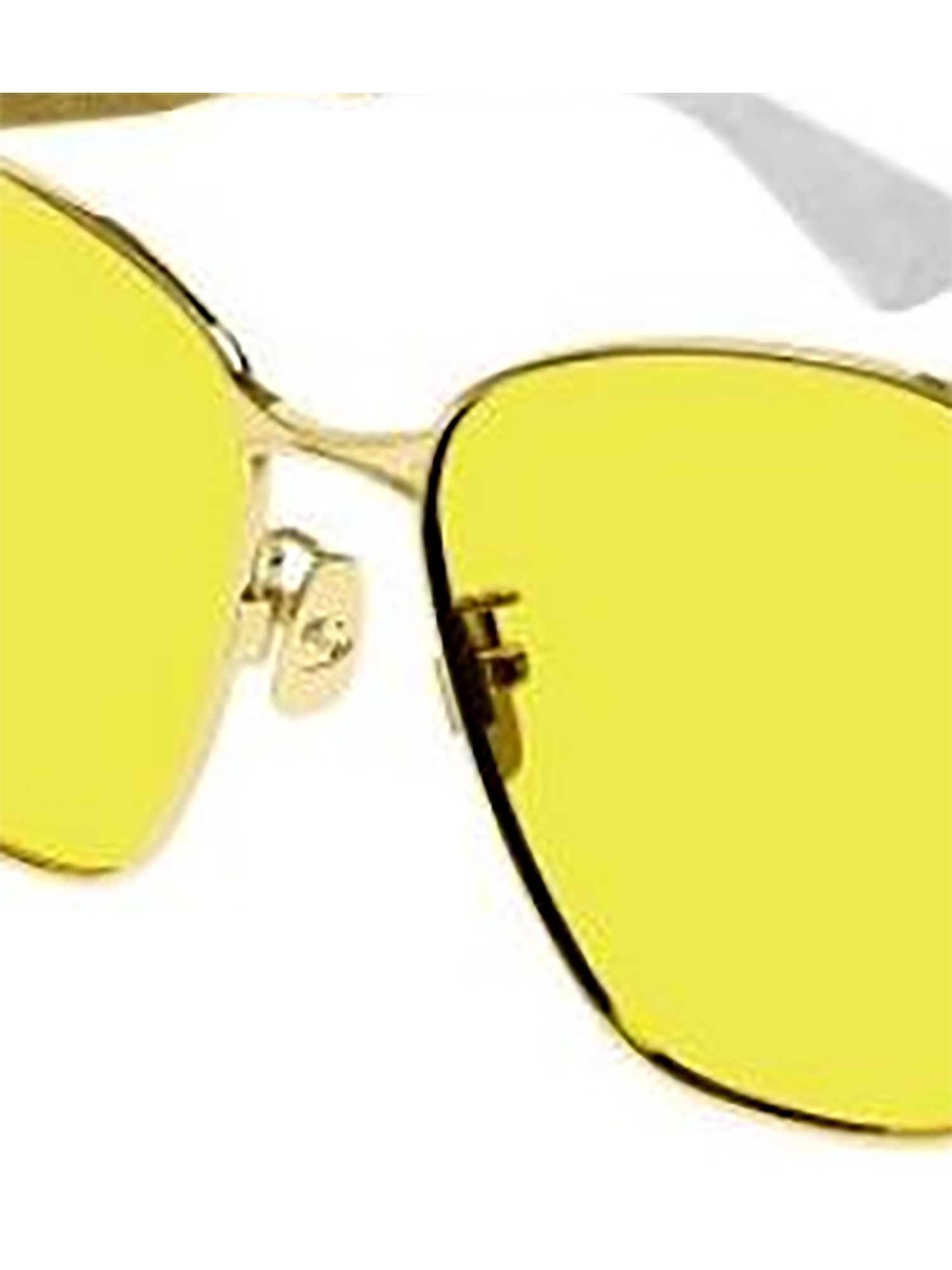 Gucci Round-frame Sunglasses In Yellow