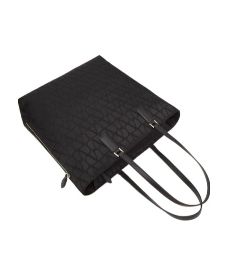 VALENTINO GARAVANI VALENTINO TOILE ICONOGRAPHE ZIP-UP TOP HANDLE BAG