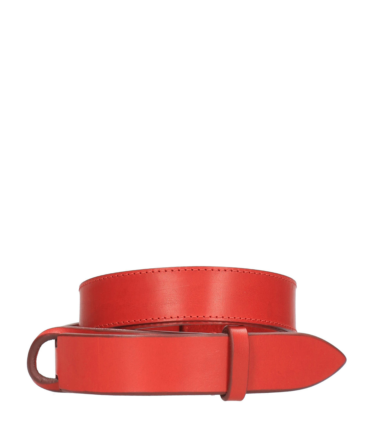 Orciani Logo Belt In Red