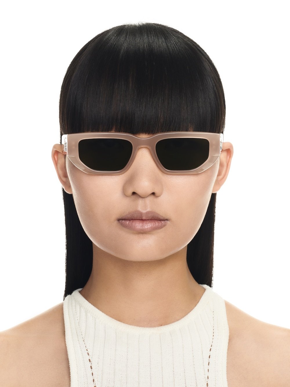Off-white Greeley Rectangle-frame Sunglasses In Green