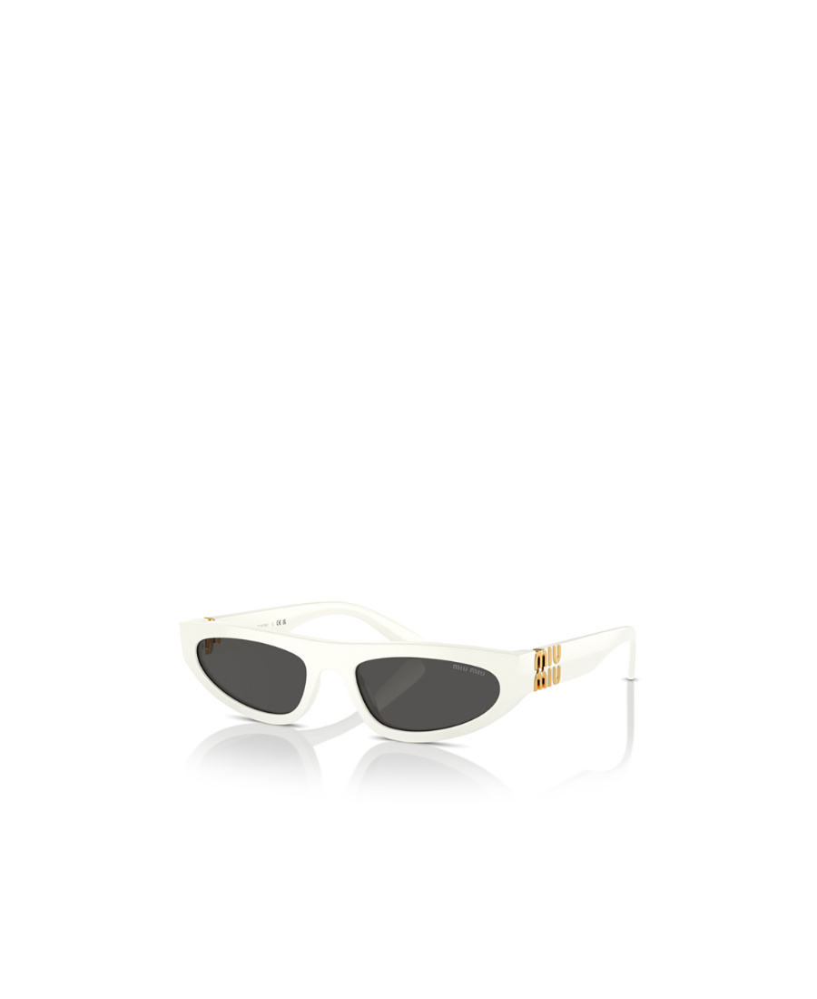 Miu Miu Cat-eye Mask Acetate Sunglasses In Black