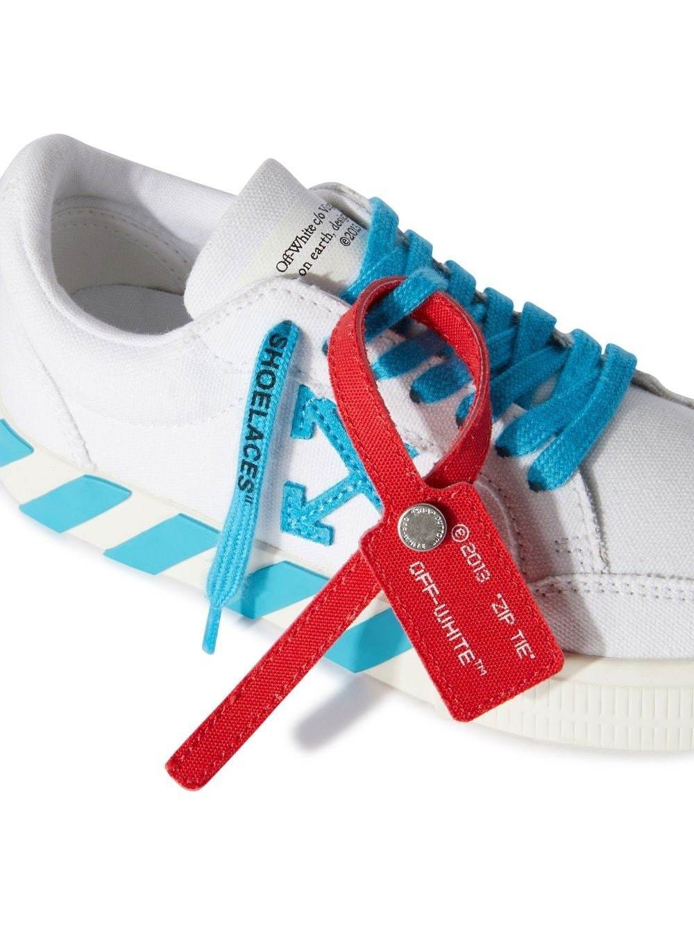Off-white Vulcanized Low-top Sneakers In White