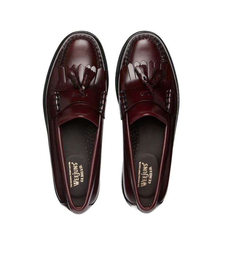 G.h. Bass & Co. Weejuns Layton Kiltie Loafers In Black