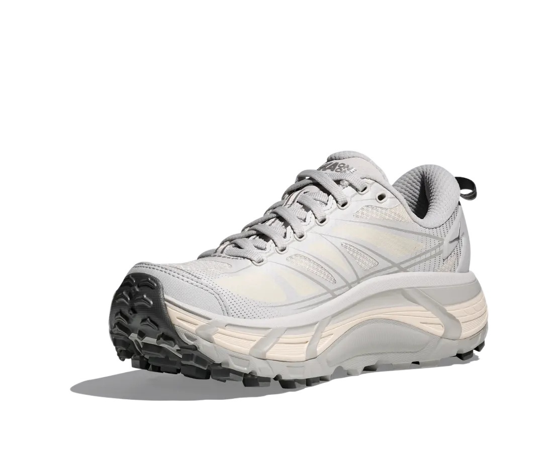 Hoka Mafate Speed 2 Rubber And Mesh Running Sneakers In Cosmic Ash/alabaster