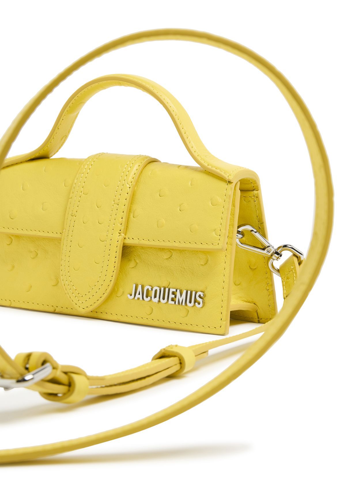 Shop Jacquemus Flip Shoulder Bag In Yellow