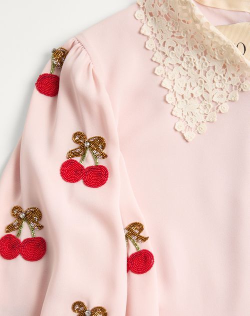 Valentino Dress - Embroidered | Emb 7b3vafq11mh Det In Nude