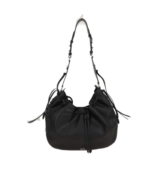 Isabel Marant Drawstring Hobo Bag In Black