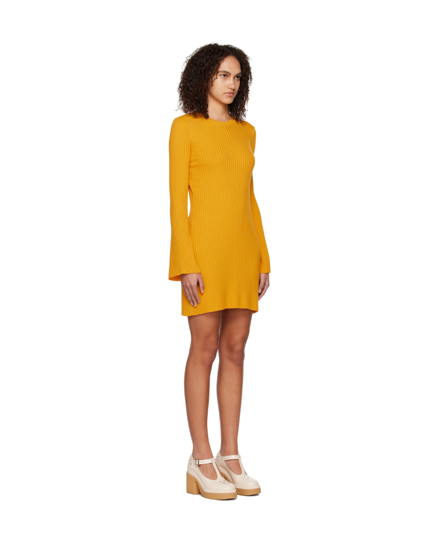 CHLOÉ FLARED LONG-SLEEVED DRESS