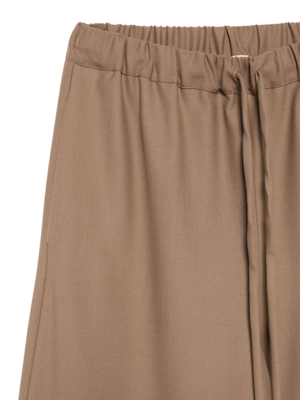 Antonelli Drawstring-waist Trousers In Brown