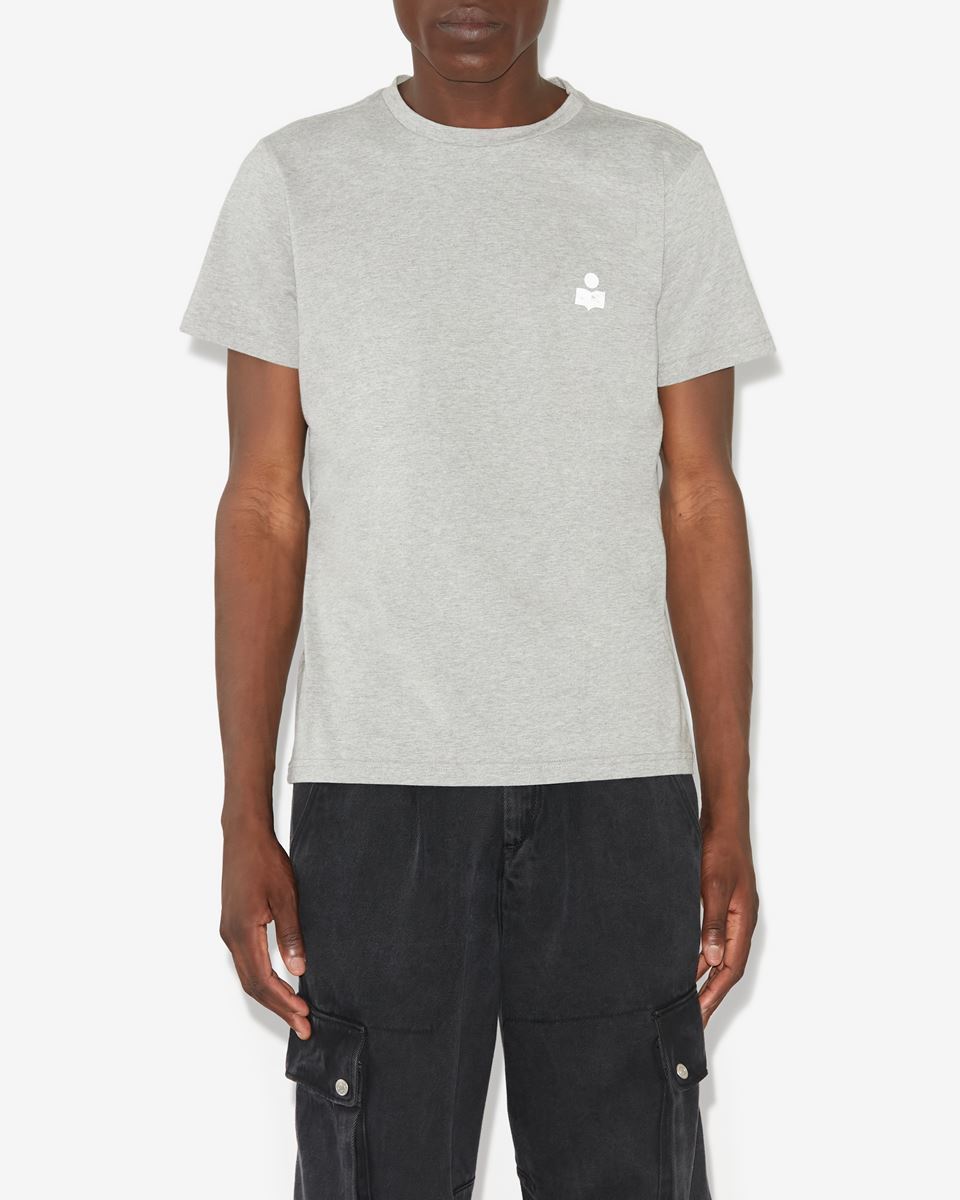 Isabel Marant Zafferh Short-sleeved T-shirt In Gray