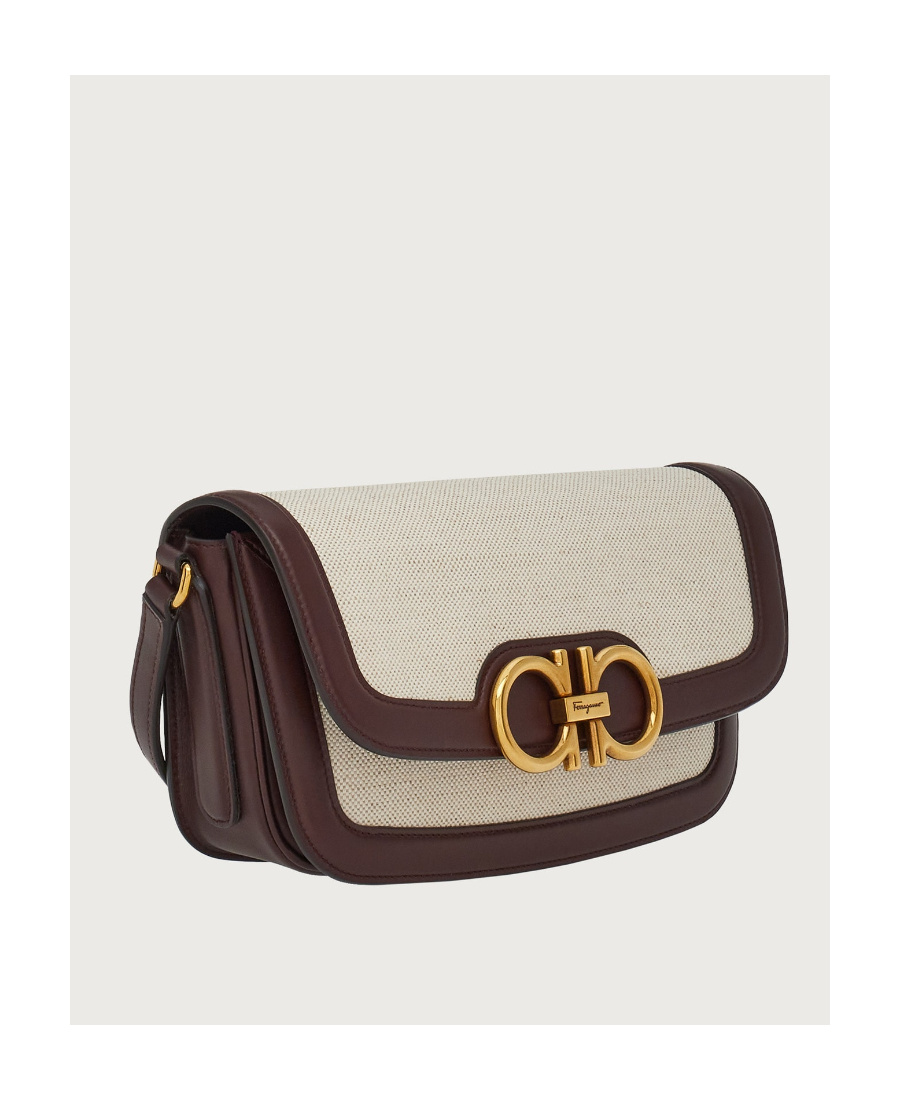 FERRAGAMO TRAPEZIO SMALL SHOULDER BAG