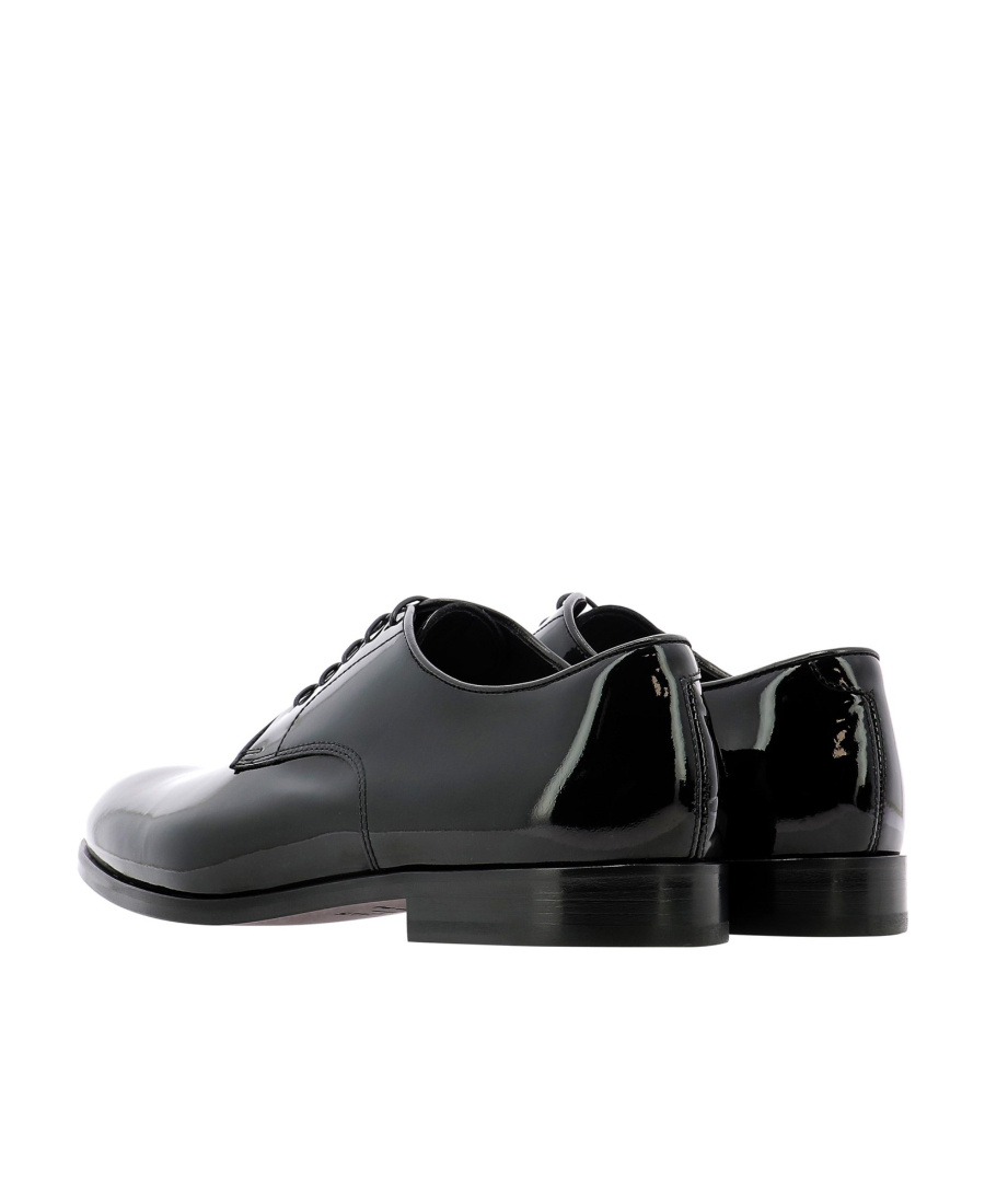 Doucal's Man Lace-up Shoes Black Size 7 Soft Leather In Black