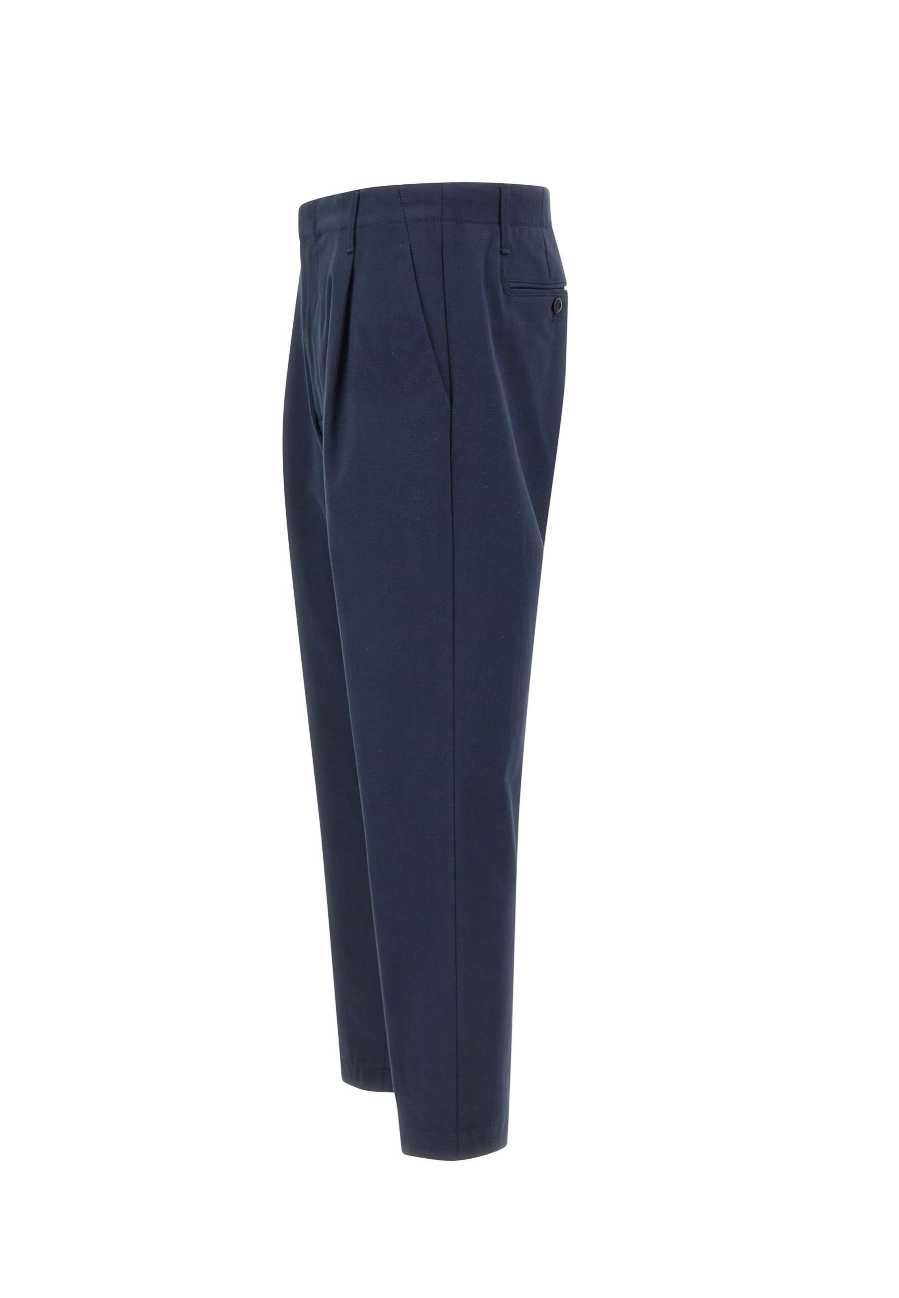 Dondup Pleated Pants In Blue