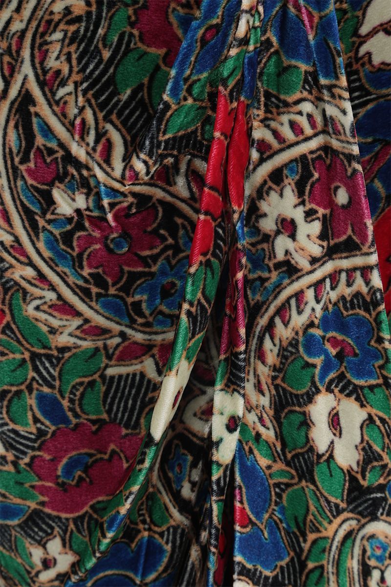 Shop Isabel Marant Bree Floral Print Skirt In Black