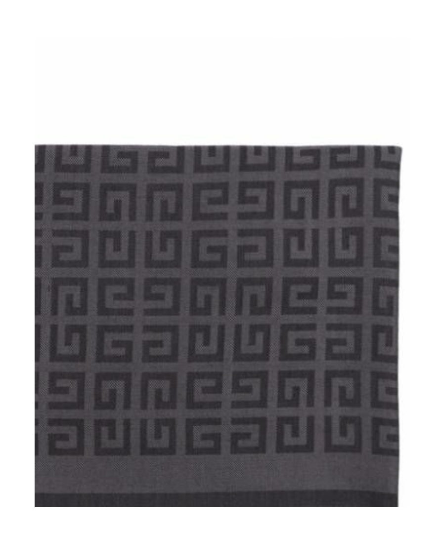 Givenchy Monogram-print Scarf In Black