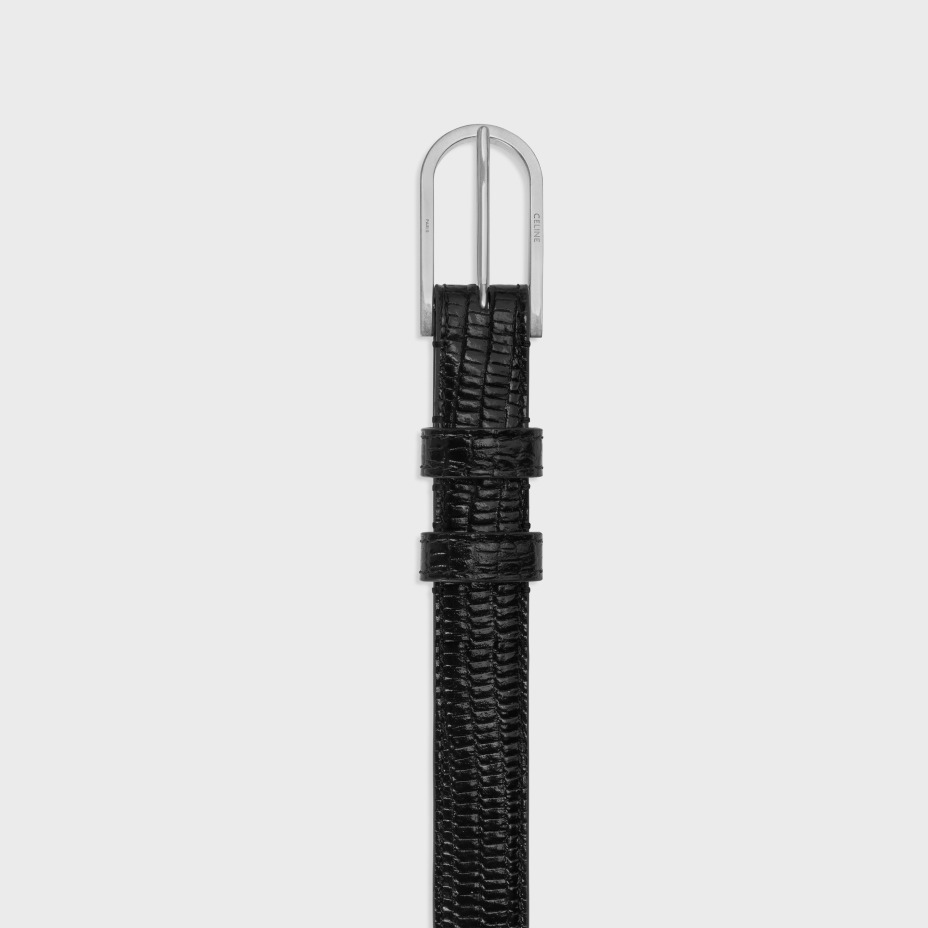 Celine Adjustable Waist Belt In Black