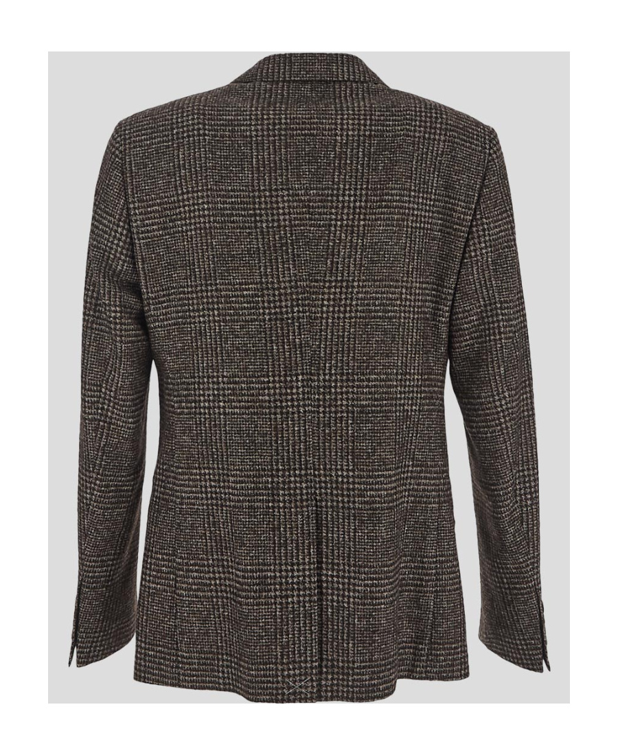 Dolce & Gabbana Prince Of Wales Single-breasted Blazer In Black
