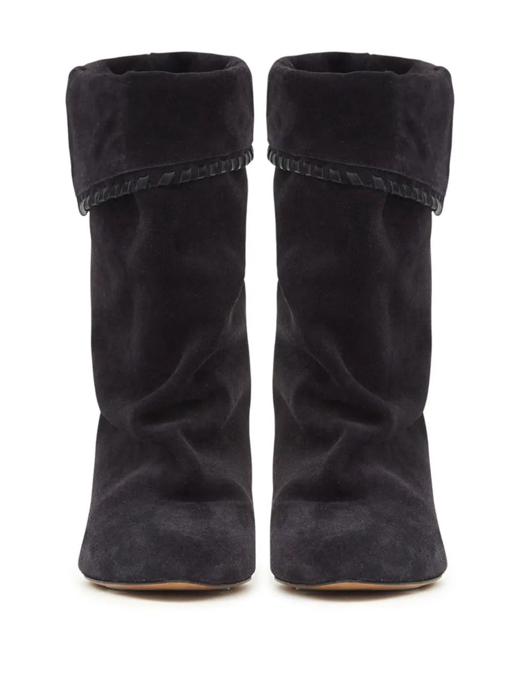 Isabel Marant Dalby 55 Mid-calf Suede Boots In Black