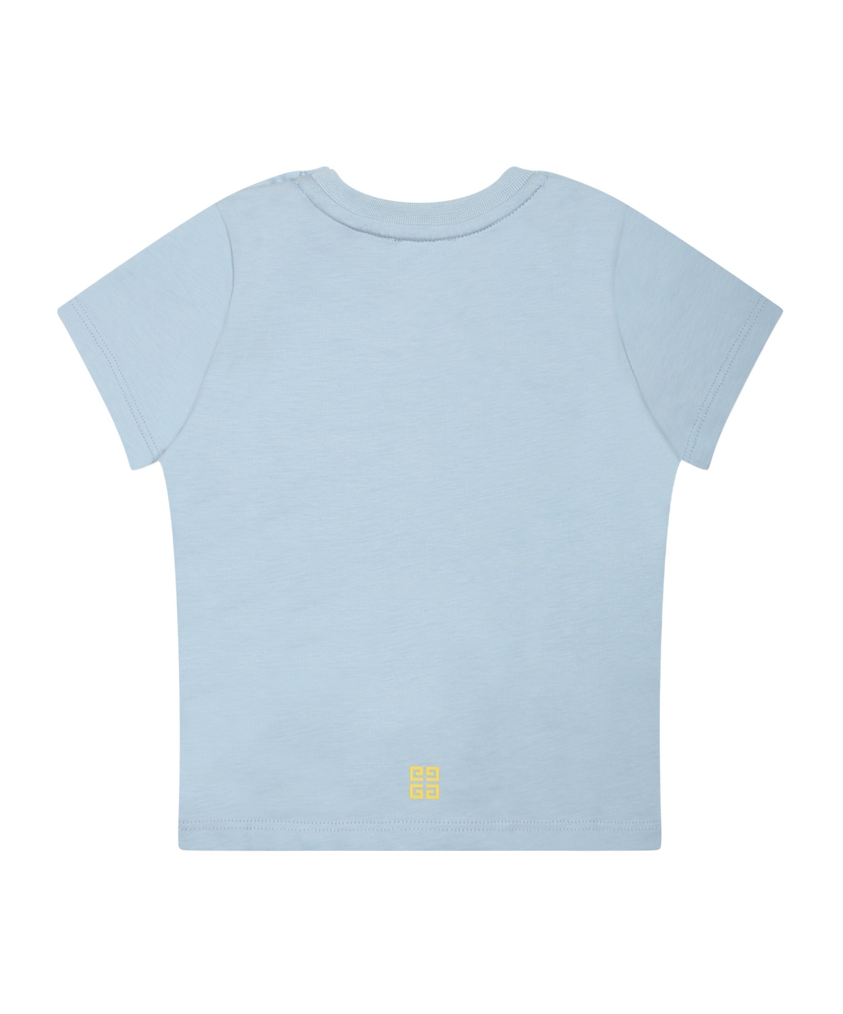 Givenchy Light Blue T-shirt For Baby Boy With Logo In Blue