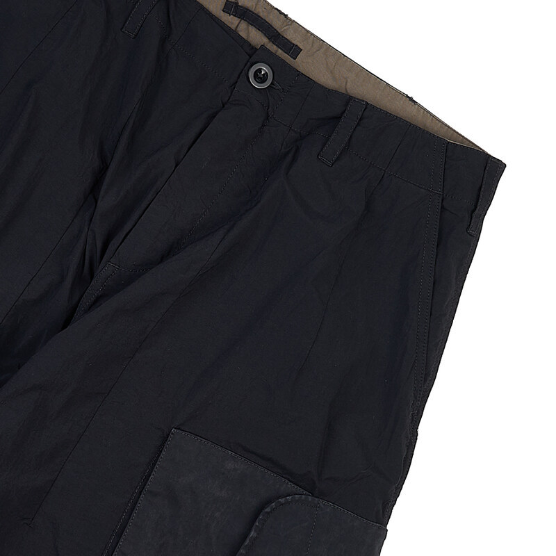 Ten C Multi-pocket Casual Pants In Black