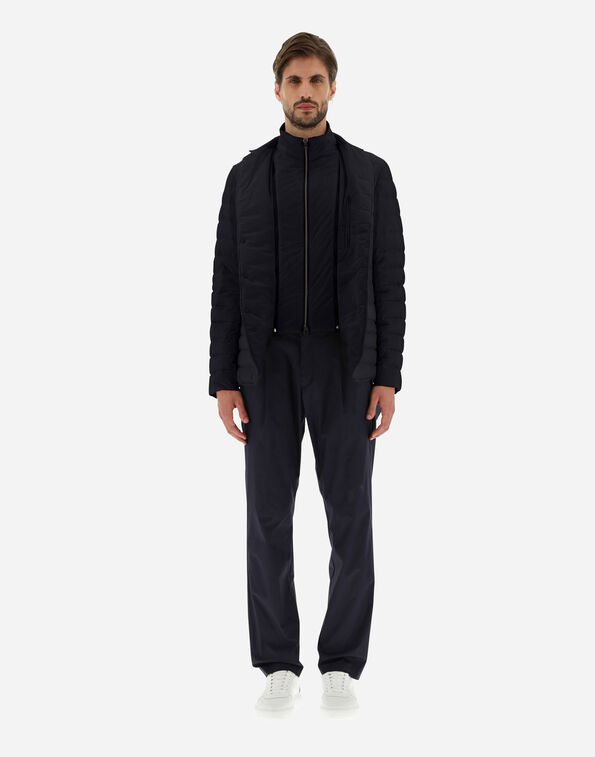 Herno Lapel Suit Jacket In Black