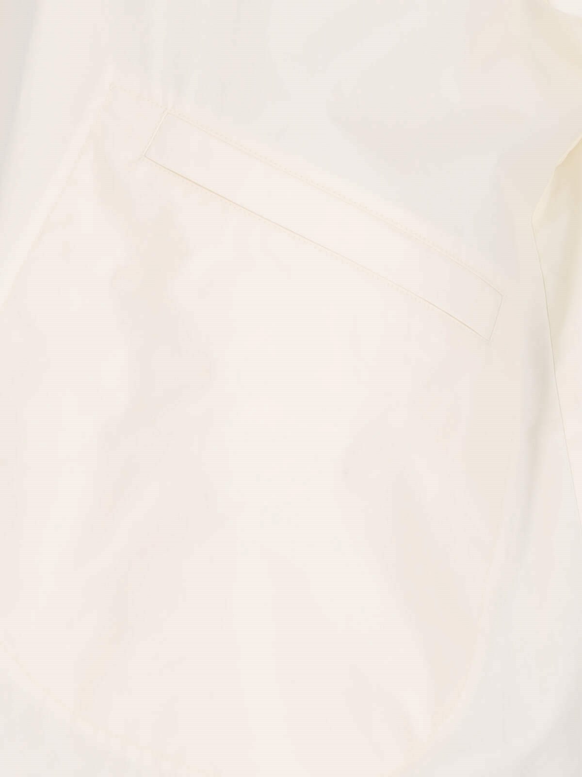 Jil Sander Logo-printed Textured Jacket In White