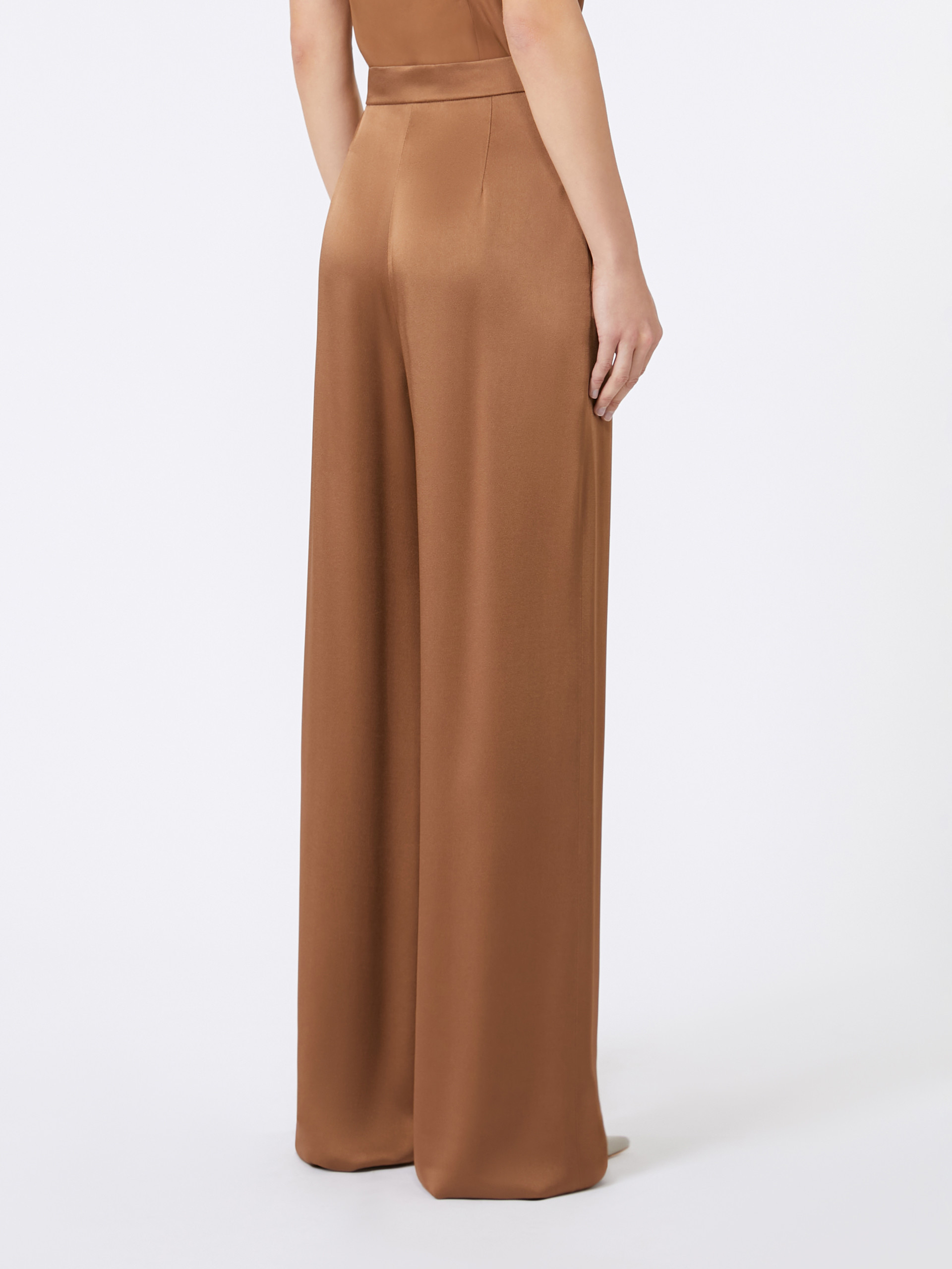 Max Mara Flowing Envers Satin Trousers