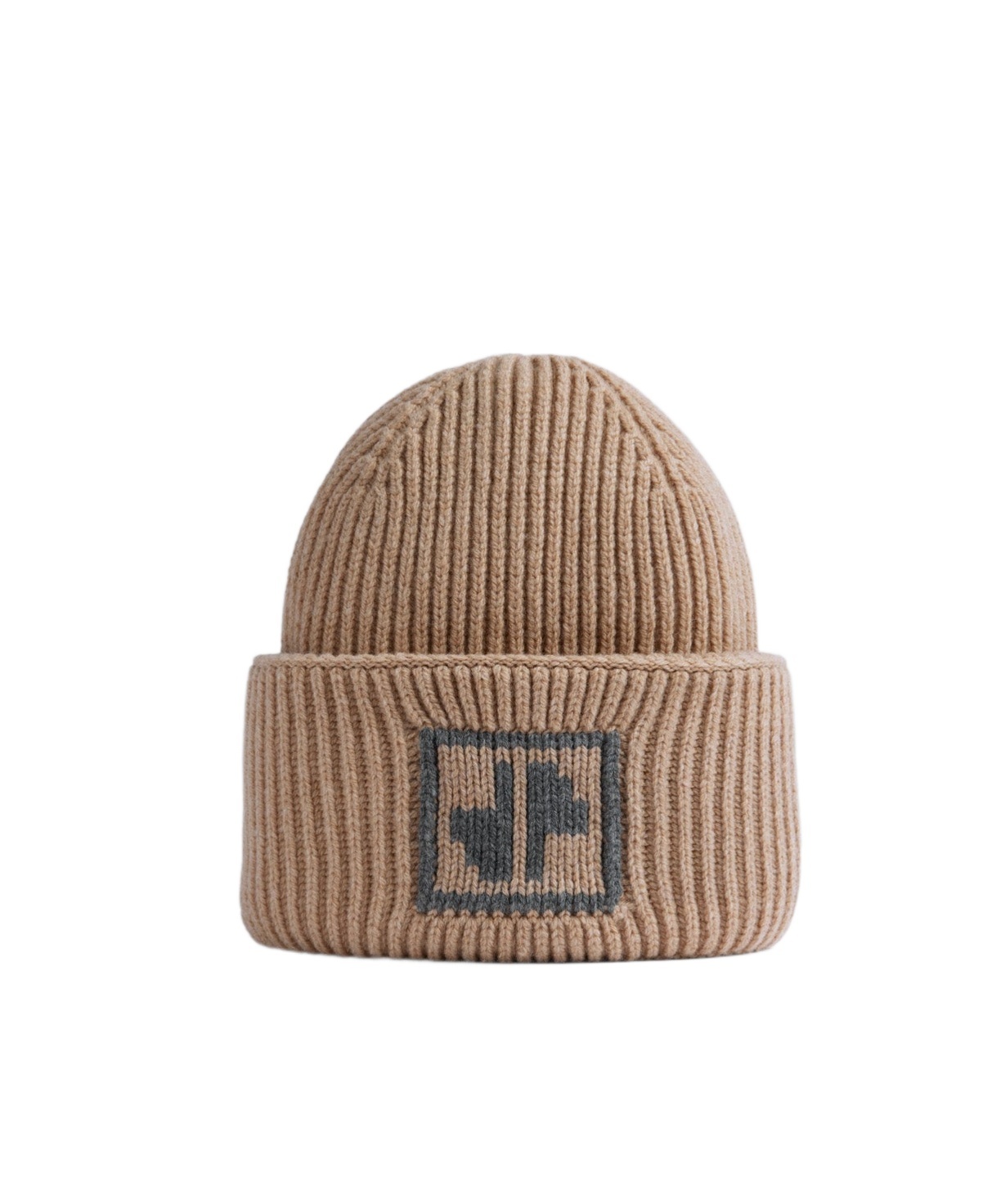 Patou Jp Ribbed Wool Beanie In Brown