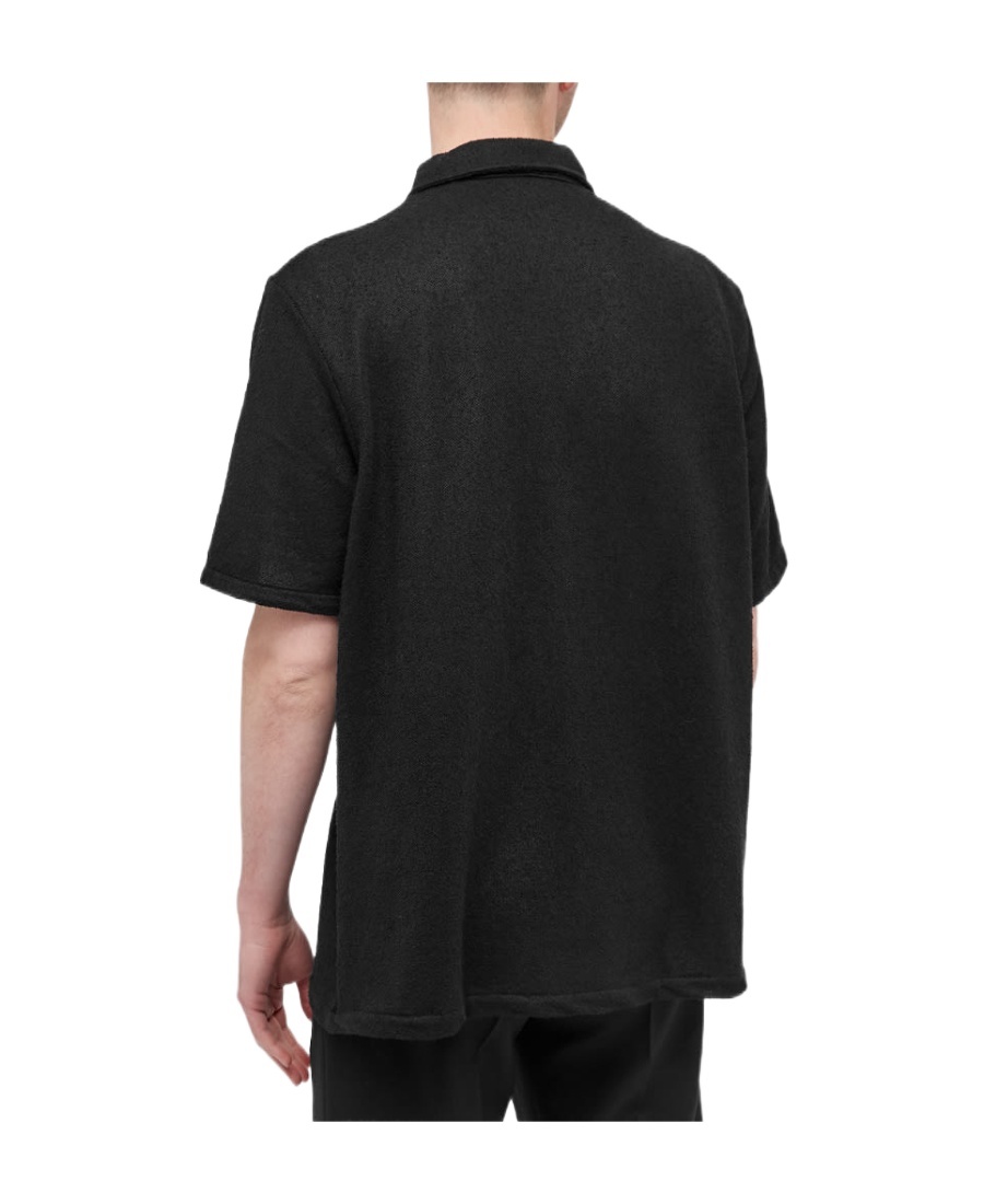 Our Legacy Black Boucle Box Shirt In Black