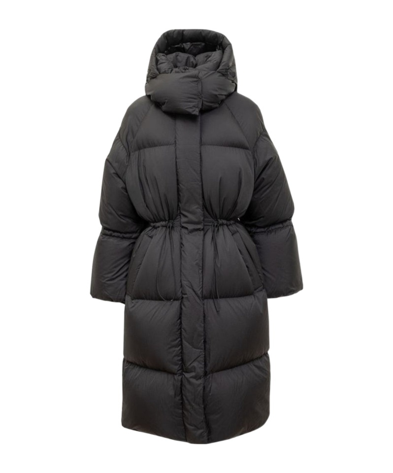 Mackage Oversized Down Jacket With Logo In Black