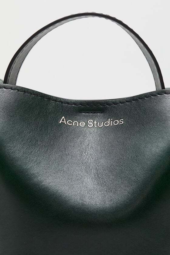 Shop Acne Studios Mini Musubi Crossbody Bag In Black