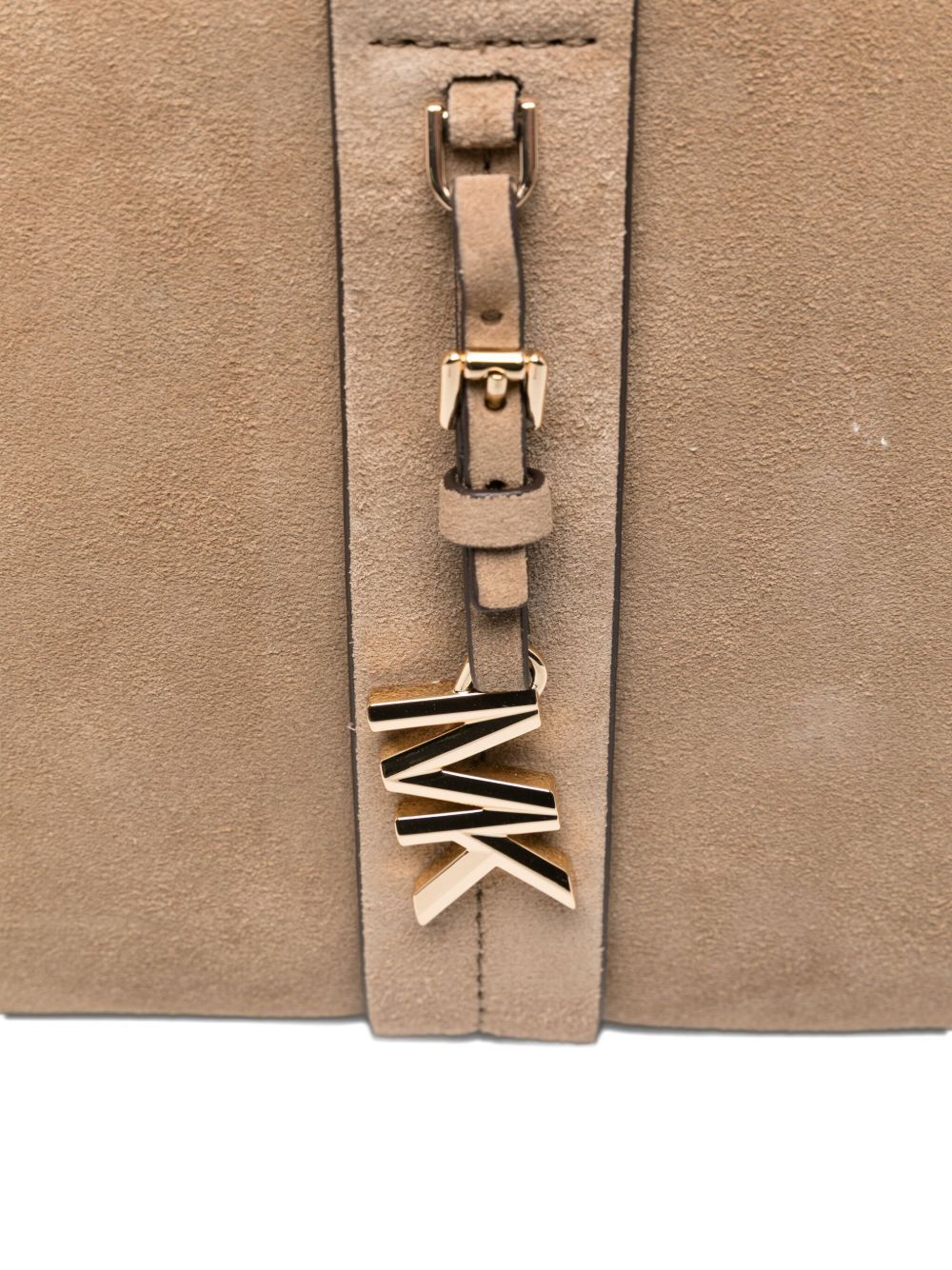 Michael Michael Kors Small Romee Suede Tote Bag In Brown