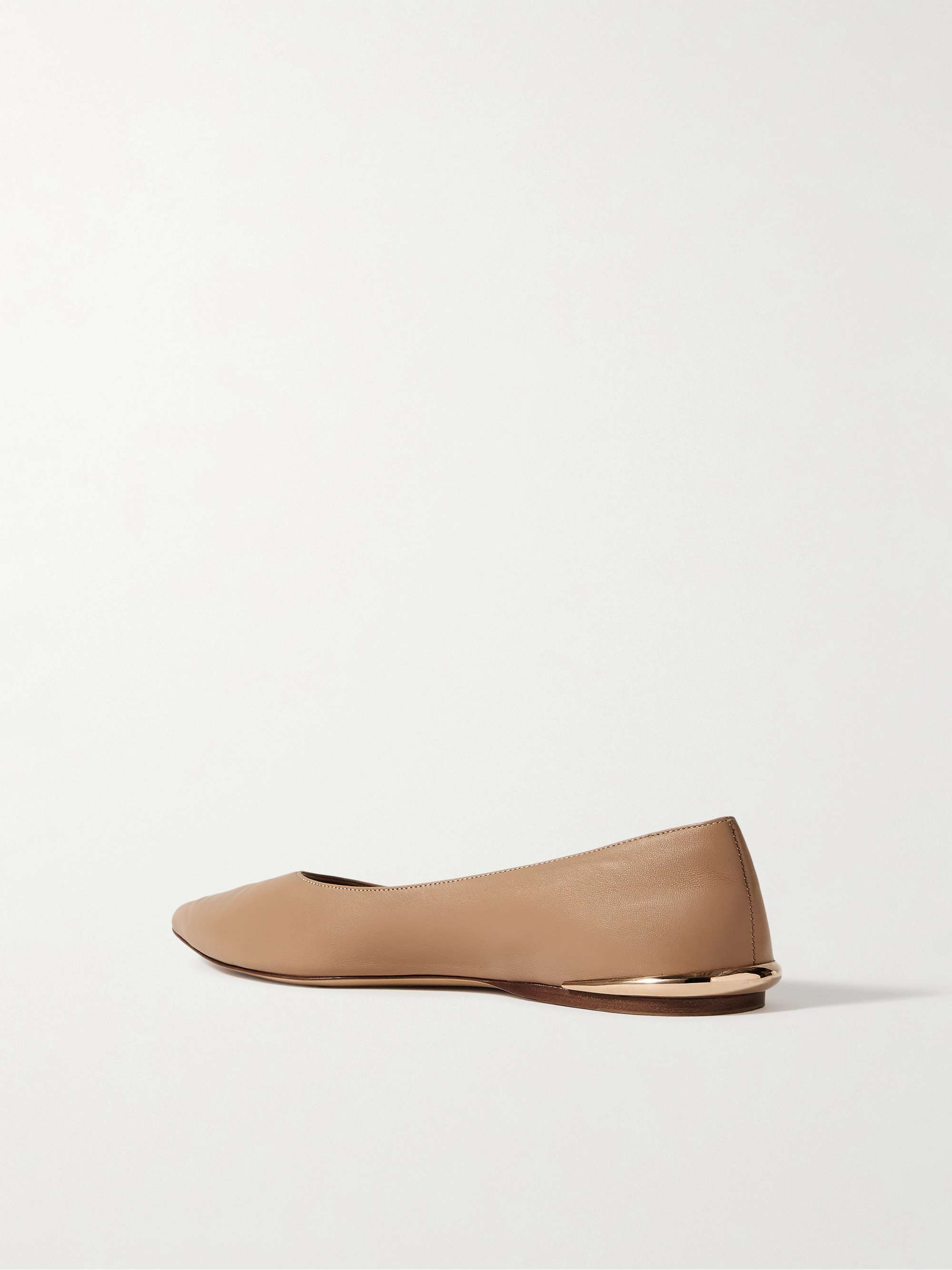 Gabriela Hearst Pointed Toe Flats In Brown