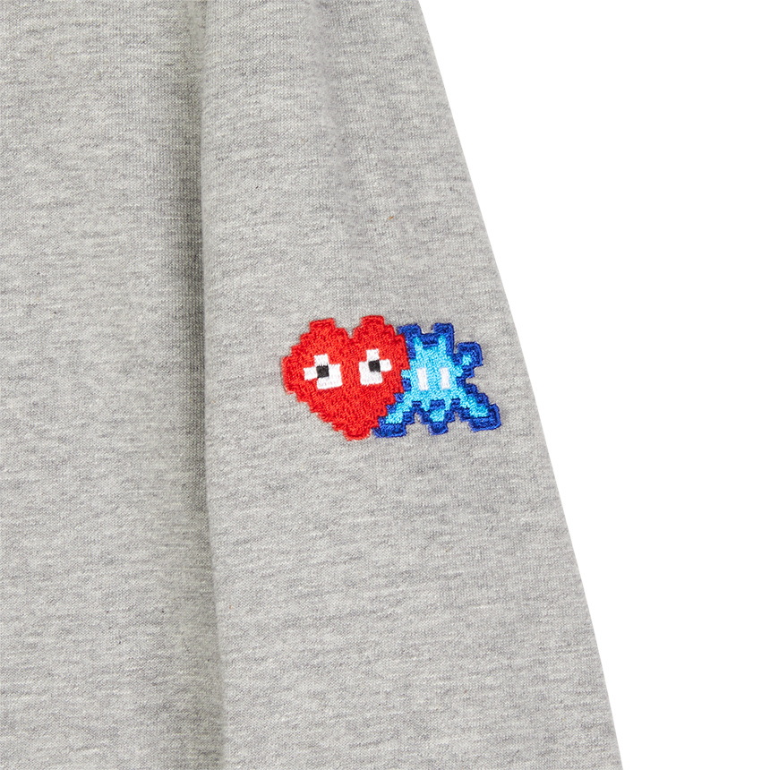 Comme Des Garçons Heart-patch Long-sleeves T-shirt