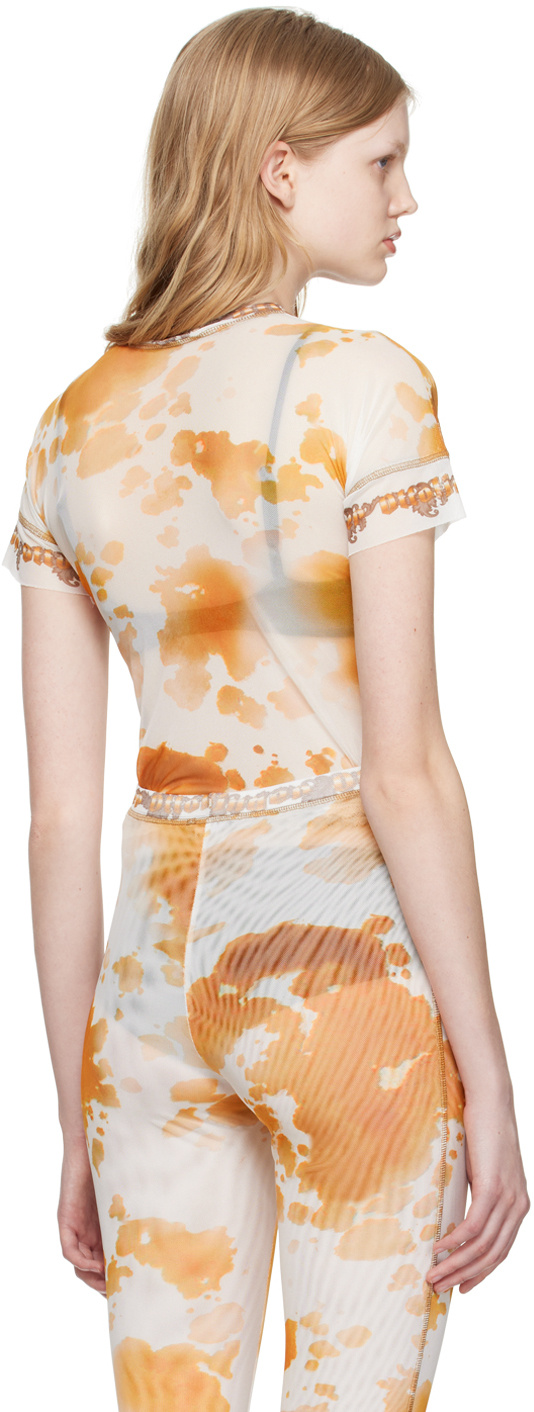 Ottolinger Ssense Exclusive Orange T-shirt In Nude