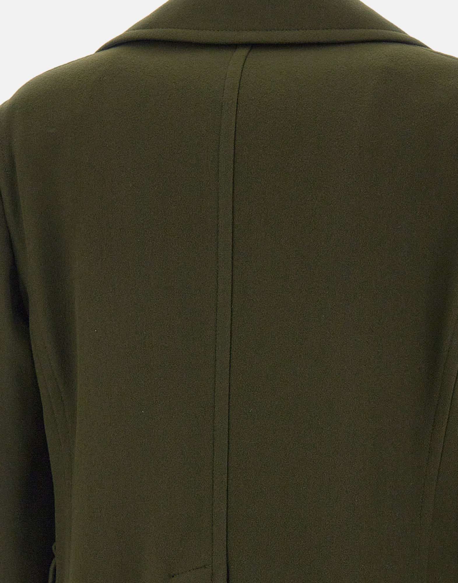 Tagliatore Double-breasted Coat In Green
