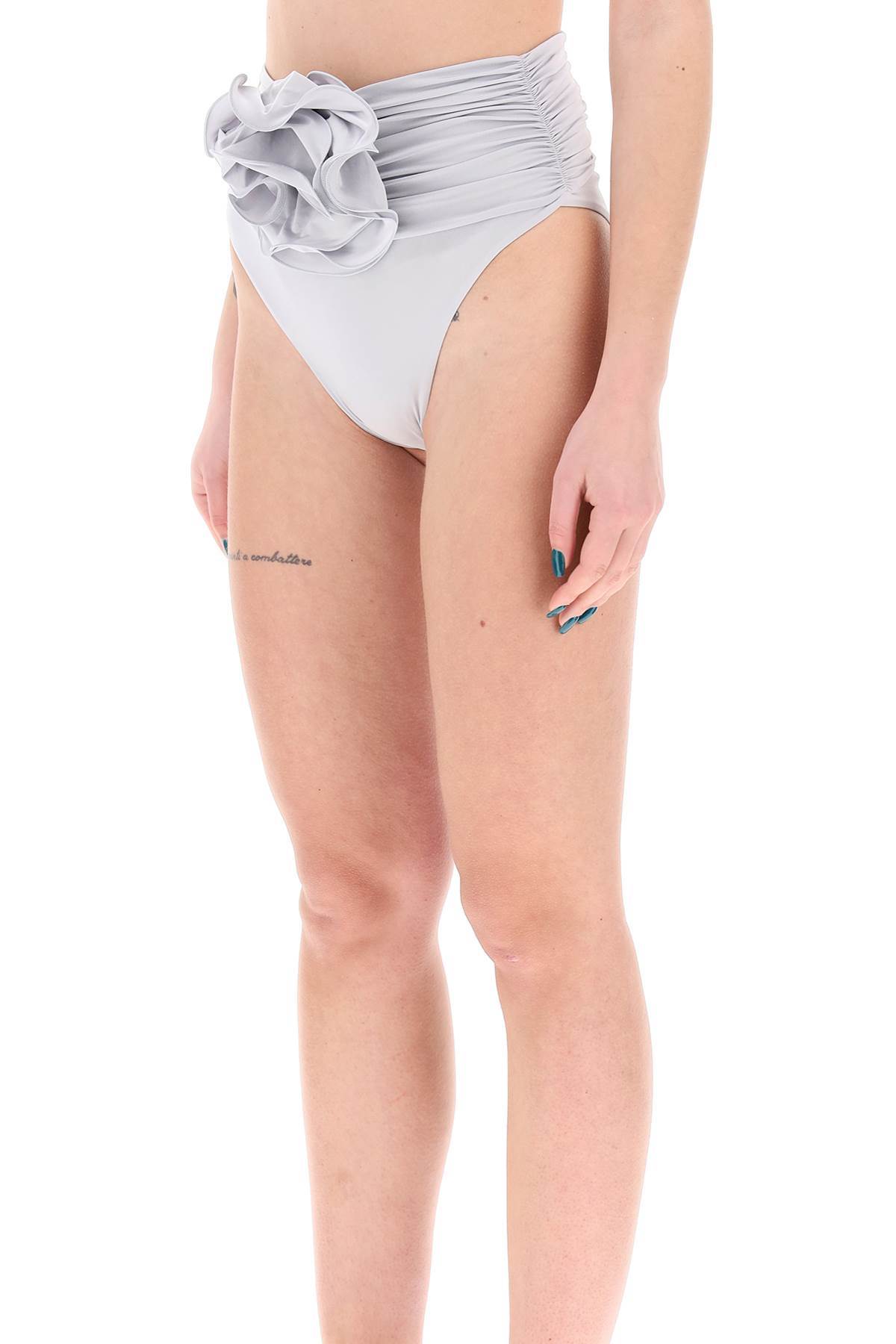 Magda Butrym High-waist Flower Detailed Bikini Briefs