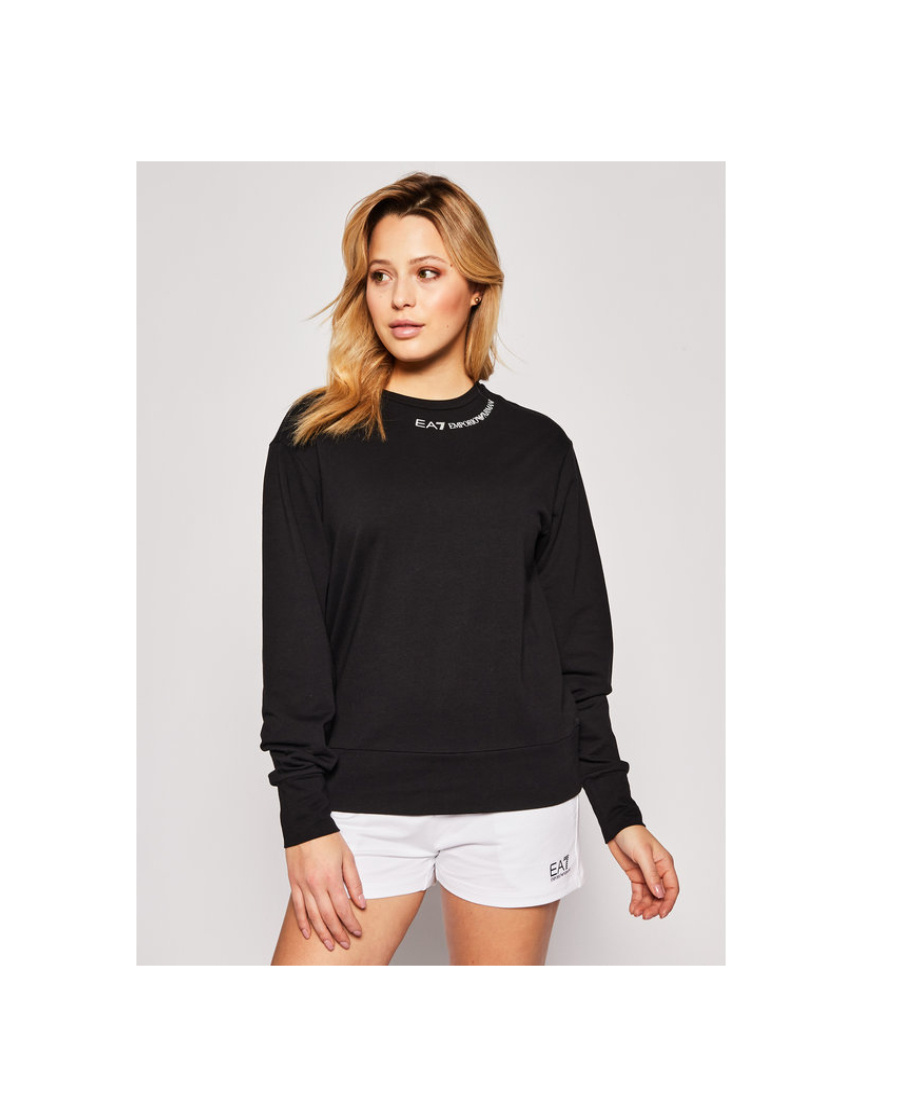 EA7 LOGO LONG-SLEEVED SWEATER